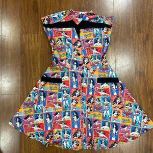 Unique Vintage Wonder Woman Dress